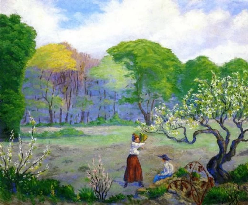 Raccogliere fiori, 1890
